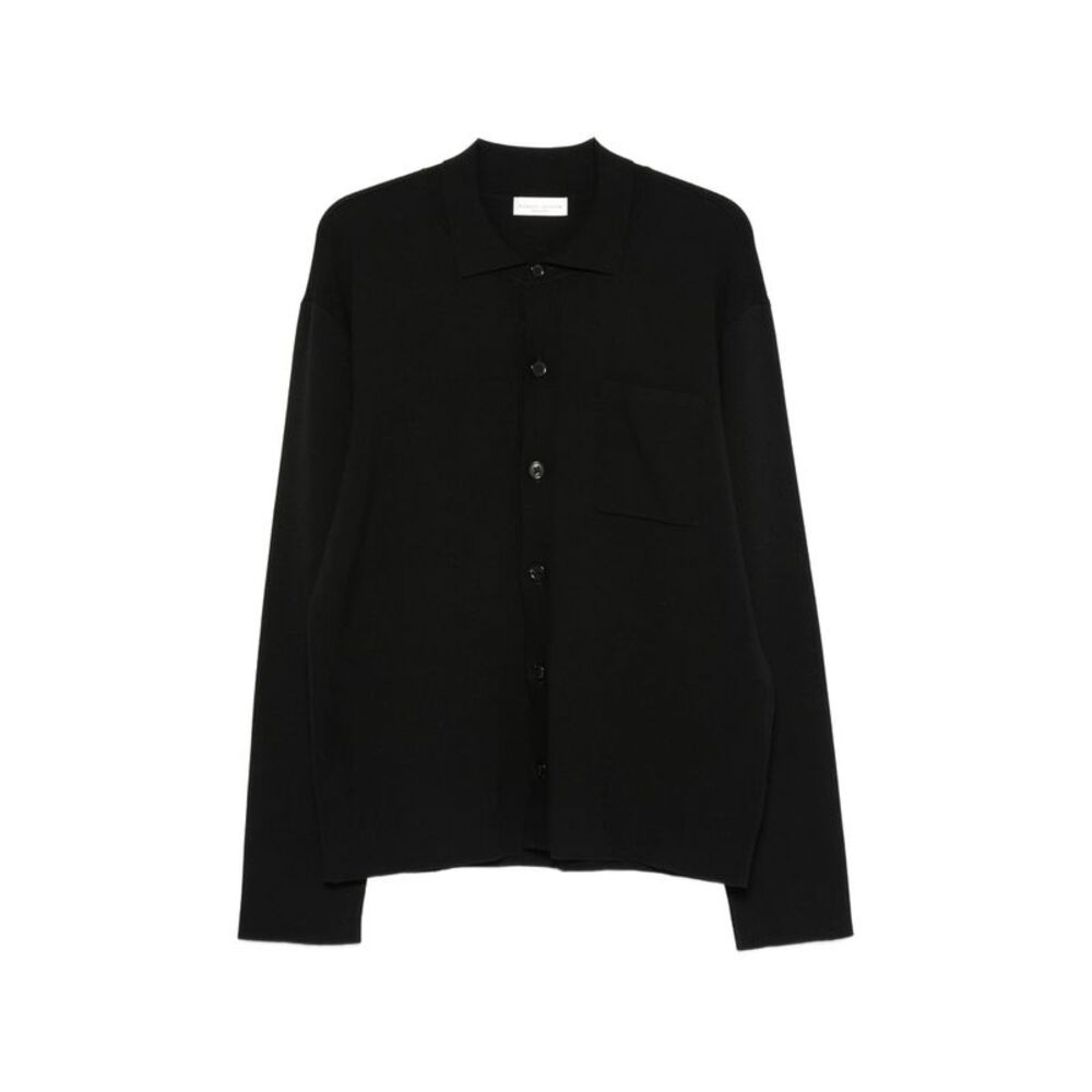 Roberto Collina Black Shirts Men